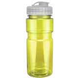 20 Oz. Translucent Recreation Bottle w/ Flip Top Lid