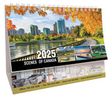 Scenes of Canada (English) Desk Tent Calendar