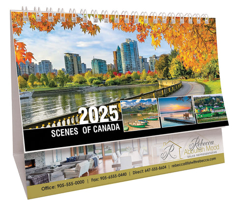 Scenes of Canada (English) Desk Tent Calendar