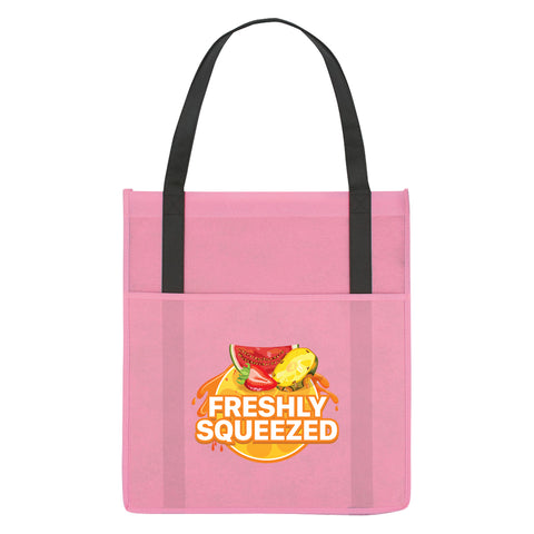000425 Non-woven Shopper's Pocket Tote Bag