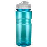 20 Oz. Translucent Recreation Bottle w/ Flip Top Lid