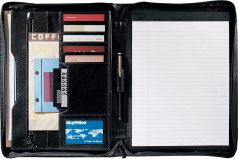 Renaissance Zippered Padfolio with FSC® Mix Paper