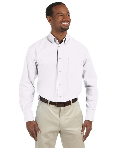 Harriton Men's Tall 3.1 oz. Essential Poplin