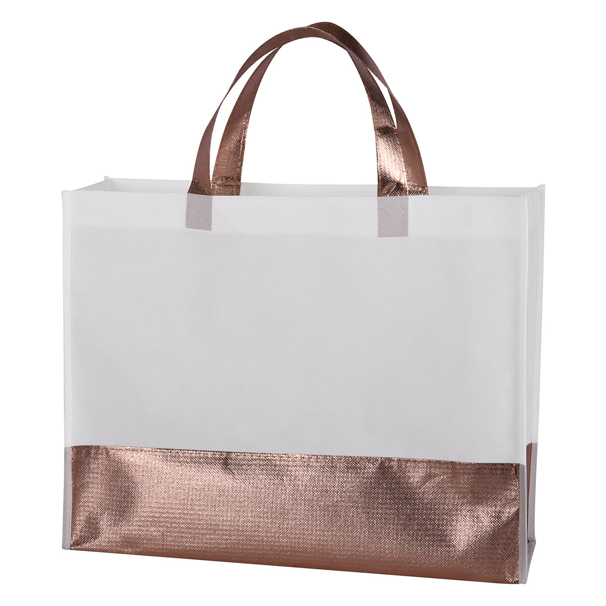 Flair Metallic Accent Non-woven Tote Bag