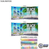 48Hr Quick Ship - Absorbent Microfiber Dri-Lite Terry Pool Towel, 20x40, Sublimated