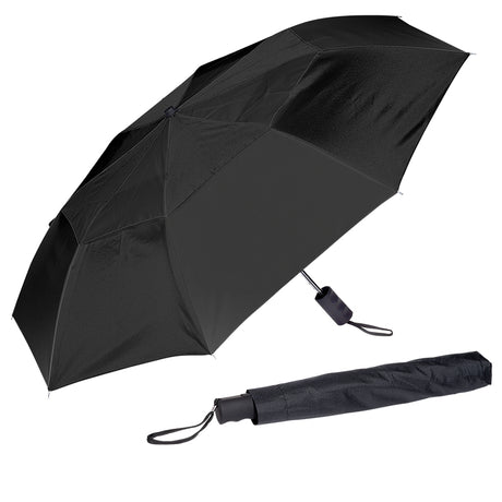 44" Vented Auto Open Folding Umbrella