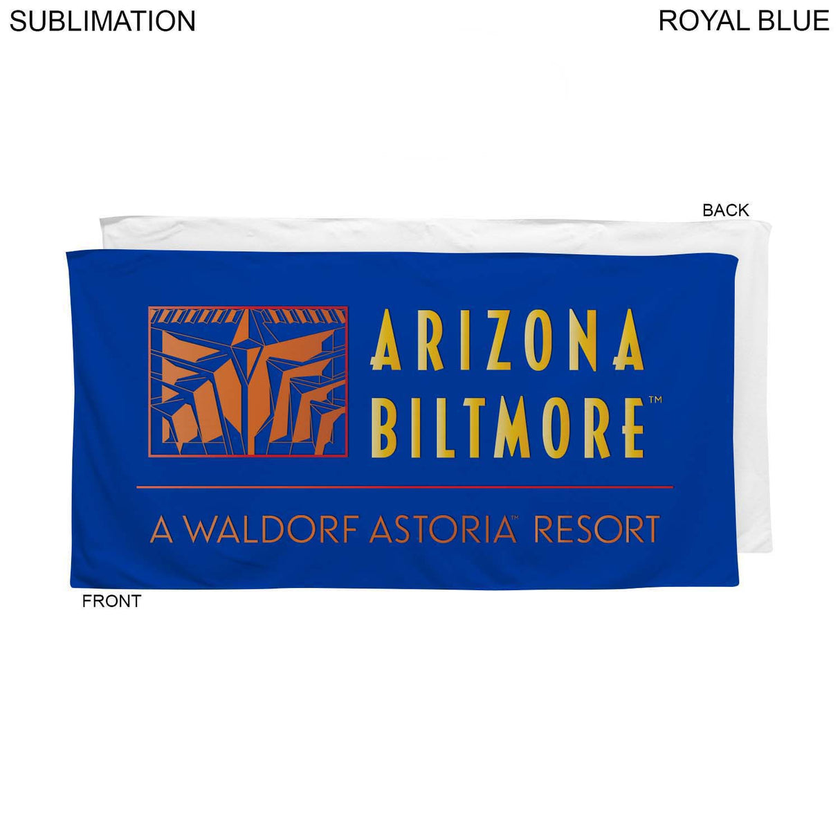 Plush and Soft Velour Terry Cotton Blend Colored Pool Towel, 30x60, Sublimated Edge to Edge