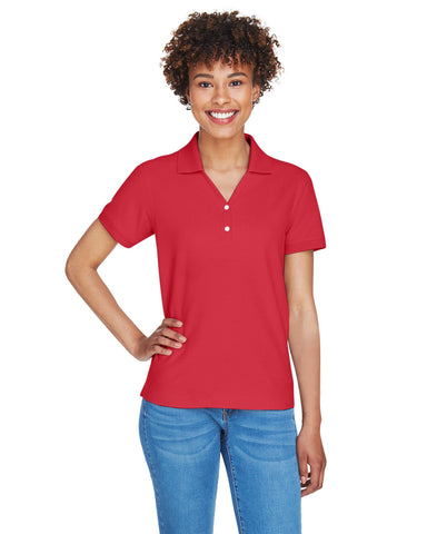 Devon and Jones Ladies' Pima Piqué Y-Collar Polo