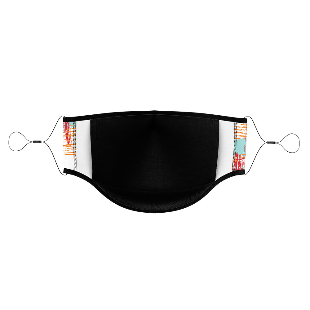 TITAN Import 3-Ply Dye-Sublimated Face Mask w/ Adjustable Elastic Face Mask Straps