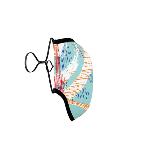 TITAN Import 3-Ply Dye-Sublimated Face Mask w/ Adjustable Elastic Face Mask Straps