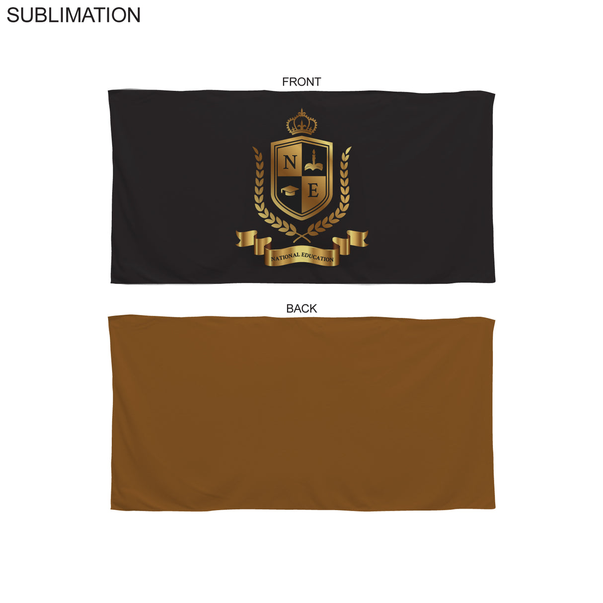 Colored Microfiber DriLite Terry Beach Towel, 30x60, Sublimated in Any PMS color Edge to Edge 2 side