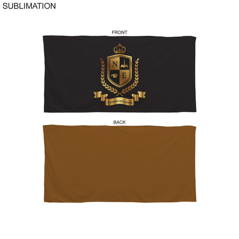 Colored Microfiber DriLite Terry Beach Towel, 30x60, Sublimated in Any PMS color Edge to Edge 2 side