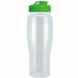 24 Oz. Contour Translucent Bottle w/ Flip Top Lid