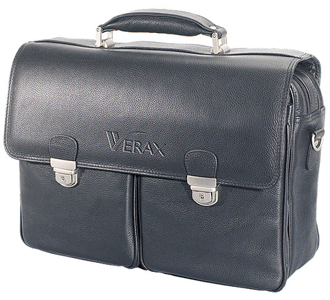 Corporate Leather Briefcase black