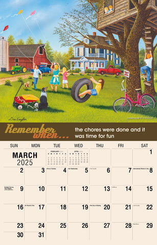 Galleria Wall Calendar 2025 Remember When Calendar