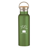 21 Oz. Liberty Stainless Steel Bottle With Wood Lid
