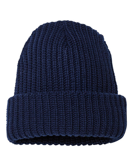 000468 Sportsman™ 12" Chunky Knit Cuffed Beanie