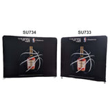 24 Hr Express - 8'W x 8'H EuroFit Straight Wall Display Kit, with Full Color Graphics Double Sided