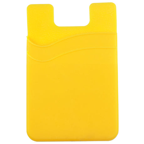 Dual Packet Silicone Cell Phone Sleeve with Adhesive Backing