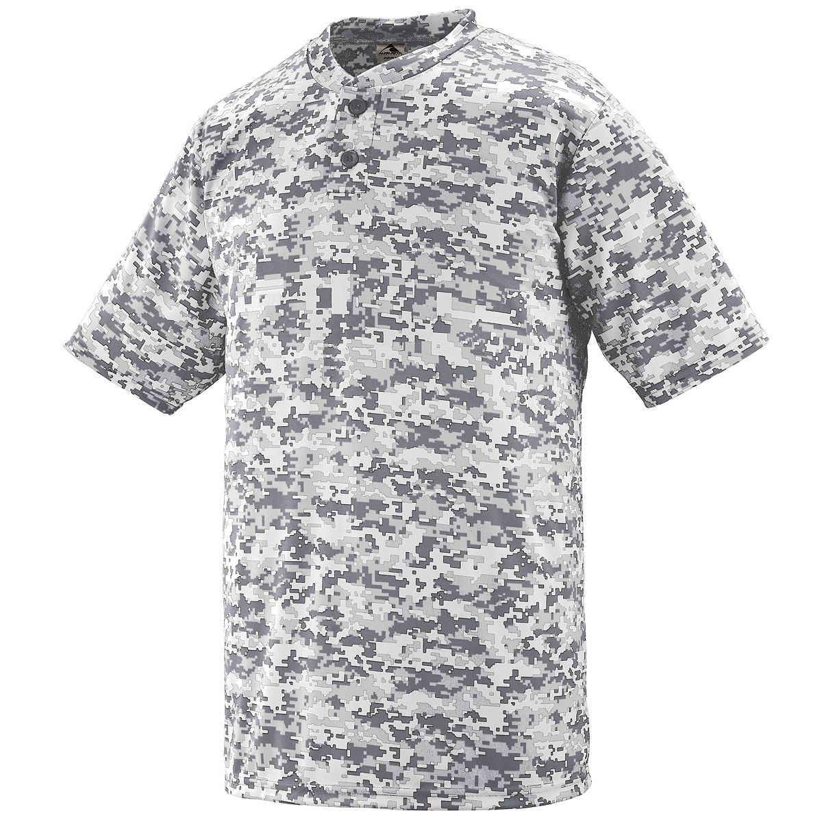 Youth Digi Camo Wicking Two-Button Jersey