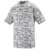 Youth Digi Camo Wicking Two-Button Jersey