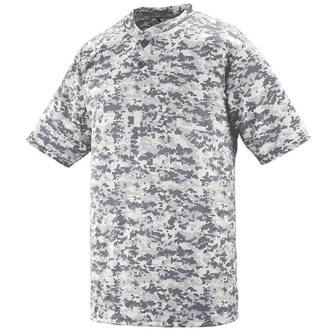 Youth Digi Camo Wicking Two-Button Jersey