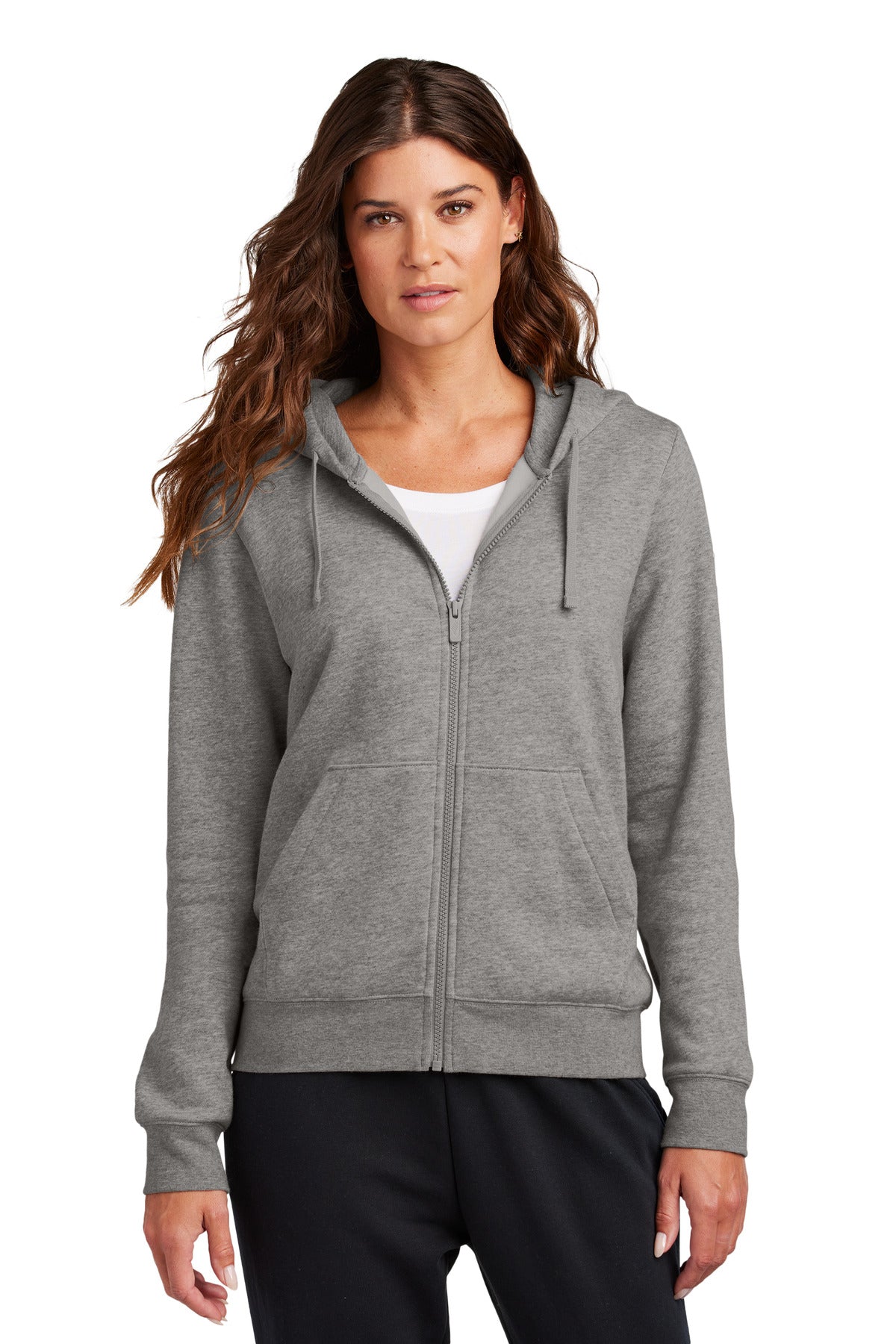 Nike Ladies Club Fleece Sleeve Swoosh Full-Zip Hoodie