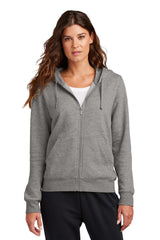 Nike Ladies Club Fleece Sleeve Swoosh Full-Zip Hoodie