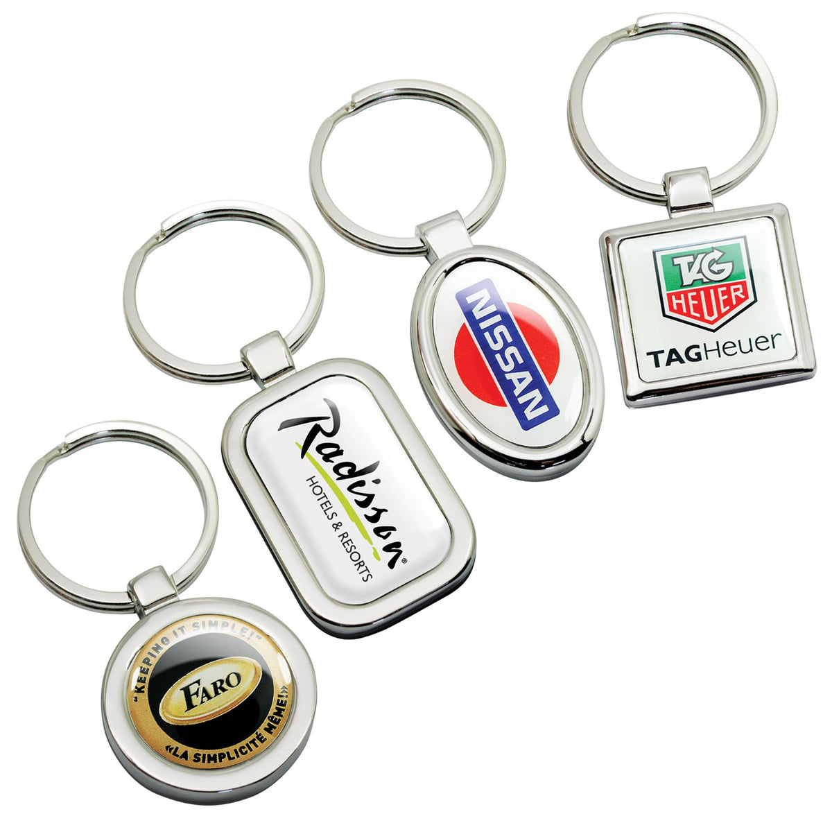 Platinum Series Rectangle Key Chain w/Digi-Cal (SOS Line) – GiftAFeeling