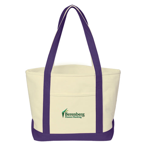 Medium Starboard Cotton Canvas Tote Bag