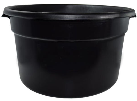Party Bucket 11.3L matte black plastic