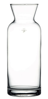 ~ Lyric Carafe 42oz clear glass decanter in Jet gift box