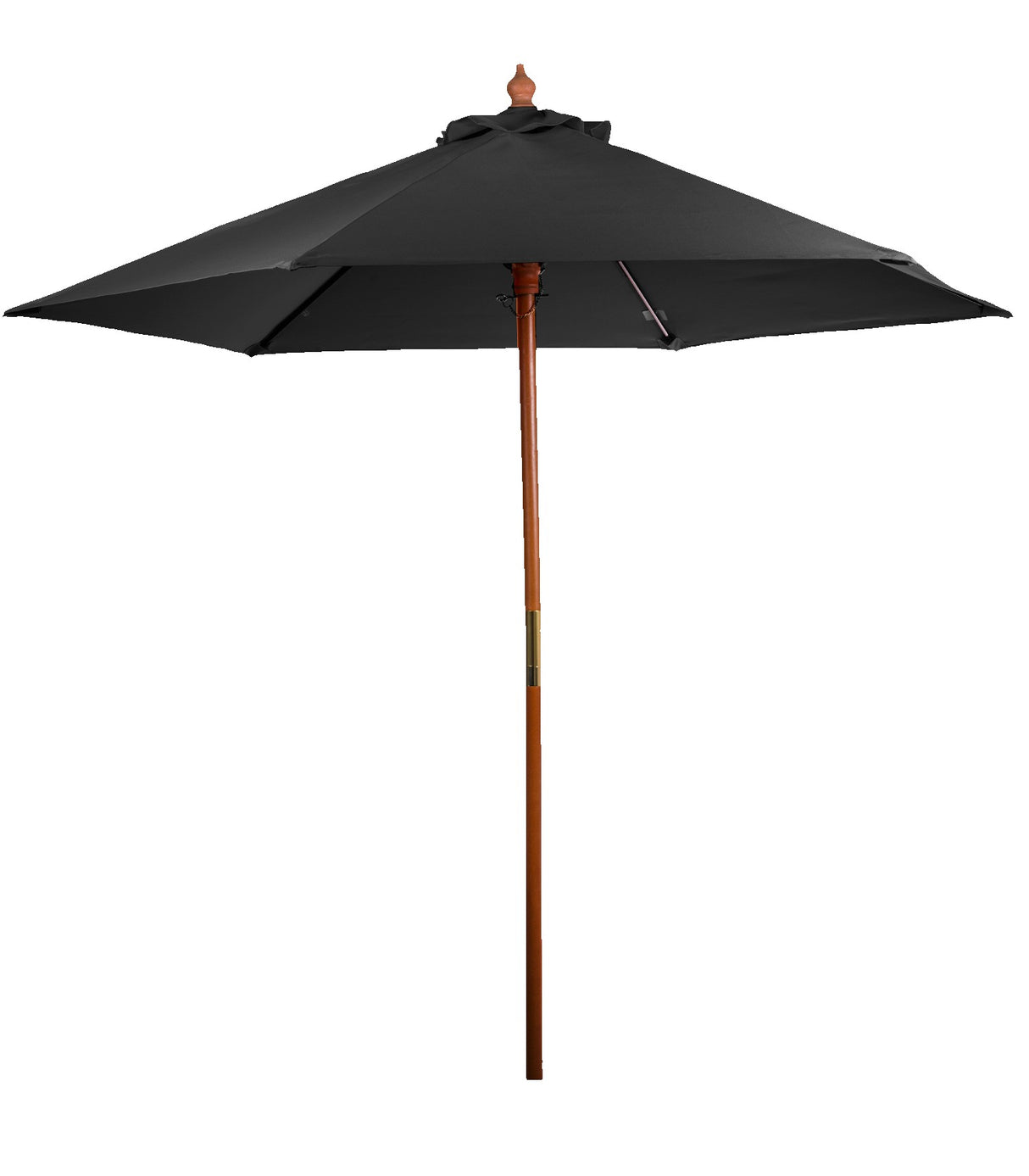 7' FSC Wooden Market Umbrella