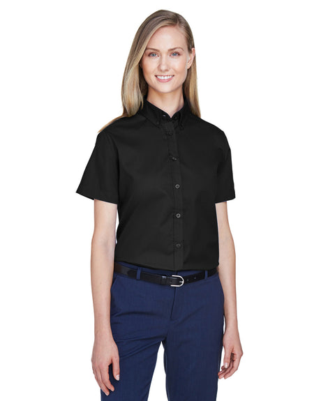 CORE 365 Ladies' Optimum Short-Sleeve Twill Shirt
