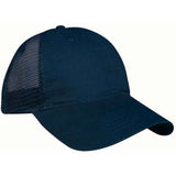 Bio-Washed Cotton Twill Front w/Soft Mesh Side & Back