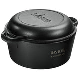Lodge® 5 qt Cast Iron Double Dutch Oven
