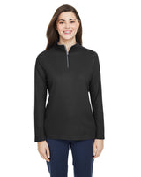 CORE 365 Ladies' Fusion ChromaSoft? Pique Quarter-Zip