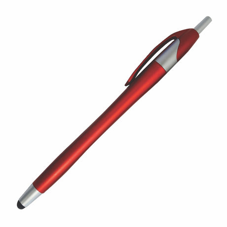 MUSKOKA Plastic Plunger Action Ball Point Pen with soft PDA stylus at the tip. (3-5 Days)
