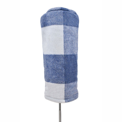 Woolies Tartan Blue Driver Cover for Golf Clearance