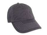 Unconstructed Bio-Washed Saddle Stitch Cap