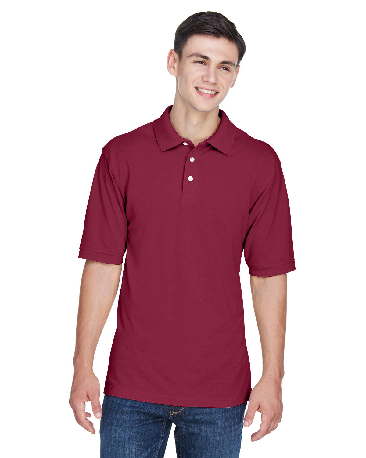 Harriton Men's 5.6 oz. Easy Blend? Polo