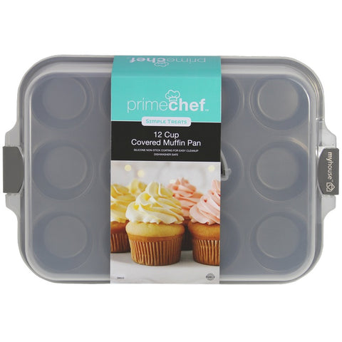Prime Chef™ Simple Treats 12 Muffin Pan w/Cover