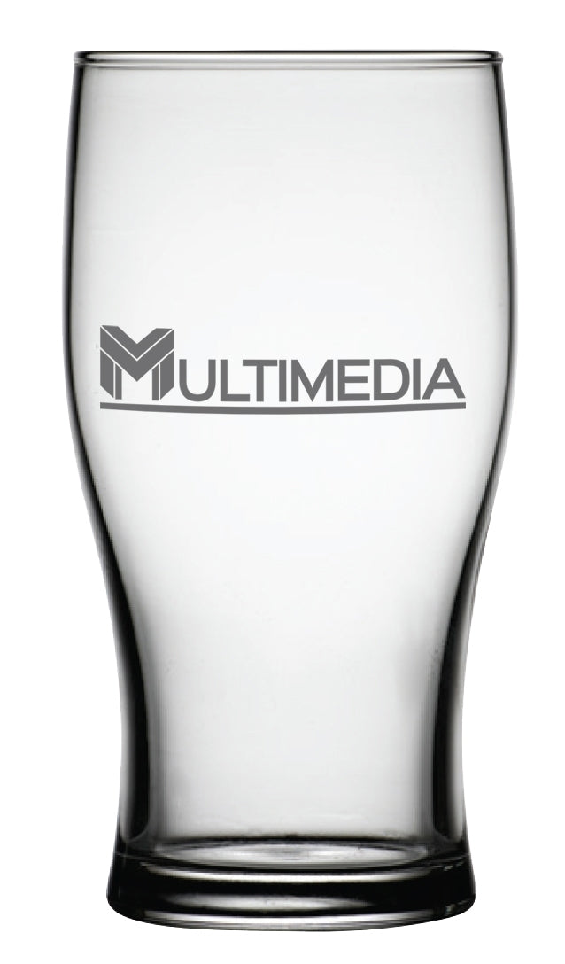 Tulip pilsner 20oz clear glass