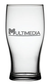 Tulip pilsner 20oz clear glass