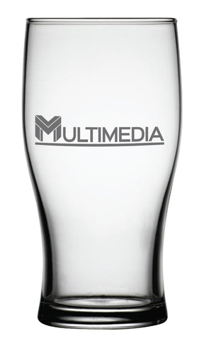 Tulip pilsner 20oz clear glass