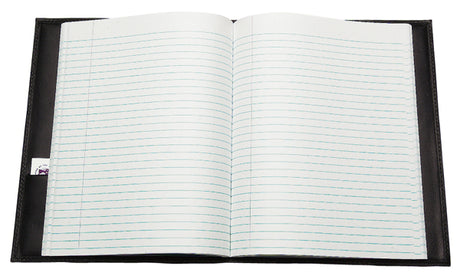 Book Cover brown genuine smooth leather with journal