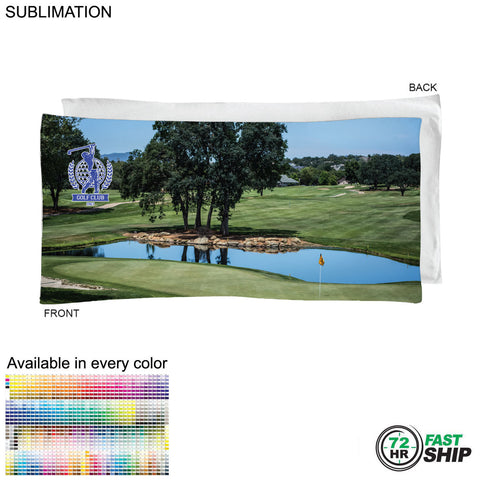 72 Hr Fast Ship - Golf Caddie Towel, Large, in Microfiber Dri-Lite Terry, 20