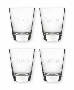 Allegro DOF 13.5oz crystal Set of 4 with in a retail gift box