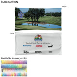 Golf Caddie Tournament Towel in Microfiber Dri-Lite Terry, 20"x40", Sublimated Edge to Edge 2 sides