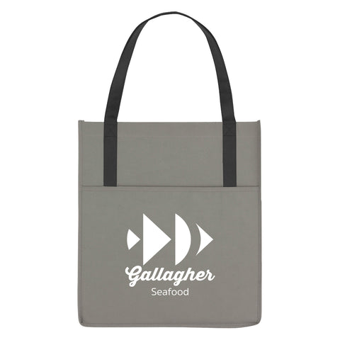 000425 Non-woven Shopper's Pocket Tote Bag